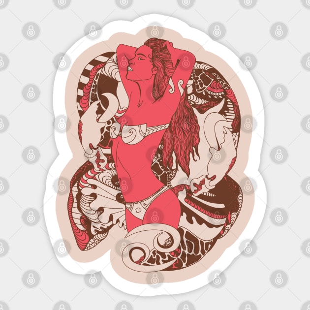 Pink Tan Cancer Beauty Sticker by kenallouis
